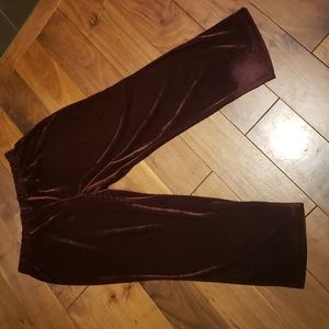 Velvet Flowy Pants 2X